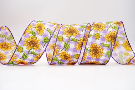Ruban Printemps en fleurs_KF7494GC-11-34_violet